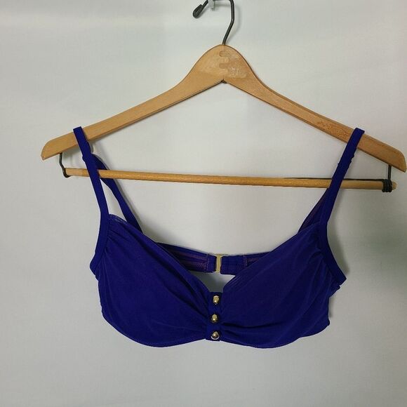 Lauren Ralph Lauren Other - Lauren Ralph Lauren Blue/Purple Underwire Bikini Top Size 6
